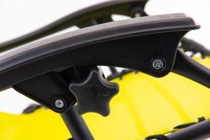 SKŁADANY LEŻAK Z PODNÓŻKIEM I ZAGŁÓWKIEM ŻÓŁTY