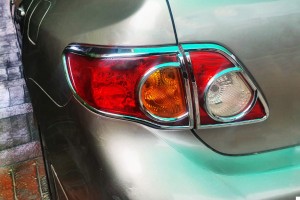 TOYOTA COROLLA 2007-2010 SEDAN PRE LIFT WYPRZEDAŻ NAKŁADKI NA LAMPY TYLNE
