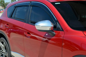 MAZDA CX-5 I KE 2015-2017 PO FACELIFTINGU CHROMOWANE NAKŁADKI NA LUSTERKA