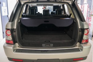 RANGE ROVER SPORT I L320 2005-2009 PRZED FACELIFTINGIEM ROLETA BAGAŻNIKA CZARNA