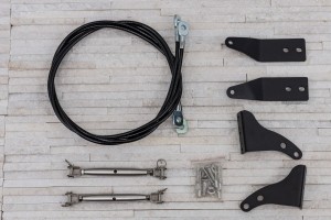 JEEP WRANGLER JL ZESTAW LINEK ZABEZPIECZAJĄCYCH SZYBĘ / MASKĘ