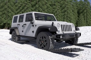 JEEP WRANGLER TRAPY PIASKOWE BŁOTNE NAJAZD ANTYPOŚLIZGOWY OFF-ROAD KOMPLET 2 SZTUK
