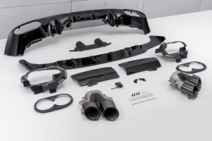 MERCEDES CLA C118 W118 2019-2023 PRZED FACELIFTINGIEM DYFUZOR TYLNY ZESTAW STYLIZUJĄCY NA CLA45