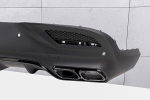 MERCEDES GLE COUPE C292 2015-2019 DYFUZOR TYLNY POD PDC ZESTAW STYLIZUJĄCY NA GLE COUPE 63
