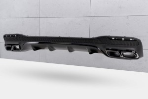 MERCEDES GLE W166 2015-2019 DYFUZOR TYLNY ZESTAW STYLIZUJĄCY NA GLE63