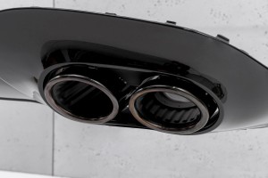 MERCEDES A-CLASS W177 2018-2023 HATCHBACK PRZED FACELIFTINGIEM DYFUZOR TYLNY ZESTAW STYLIZUJĄCY NA AMG A45