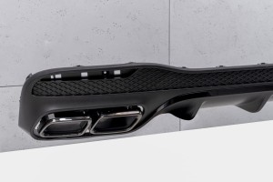 MERCEDES GLE W166 2015-2019 DYFUZOR TYLNY ZESTAW STYLIZUJĄCY NA AMG GLE63