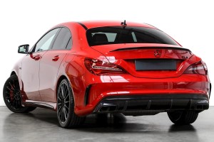 MERCEDES CLA C117 W117 2017-2019 SEDAN PO FACELIFTINGU DYFUZOR TYLNY ZESTAW STYLIZUJĄCY NA AMG CLA45