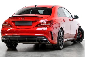 MERCEDES CLA C117 W117 2017-2019 SEDAN PO FACELIFTINGU DYFUZOR TYLNY ZESTAW STYLIZUJĄCY NA AMG CLA45
