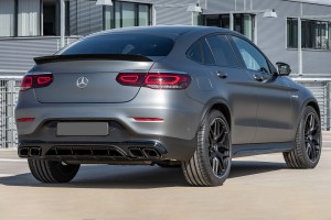 MERCEDES GLC C253 2019-2022 PO FACELIFTINGU DYFUZOR TYLNY POD PDC ZESTAW STYLIZUJĄCY NA AMG GLC63 S COUPE