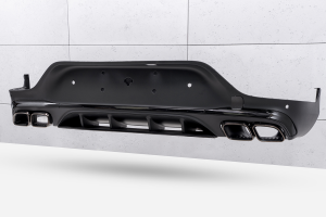 MERCEDES GLC C253 2019-2022 PO FACELIFTINGU DYFUZOR TYLNY POD PDC ZESTAW STYLIZUJĄCY NA AMG GLC63 S COUPE