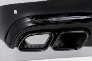 MERCEDES GLC C253 2019-2022 PO FACELIFTINGU DYFUZOR TYLNY POD PDC ZESTAW STYLIZUJĄCY NA AMG GLC63 S COUPE