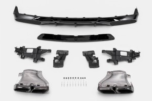 MERCEDES CLS C218 2014-2018 PO FACELIFTINGU DYFUZOR TYLNY ZESTAW STYLIZUJĄCY NA AMG CLS63