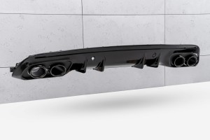 MERCEDES C-CLASS W205 2014-2021 DYFUZOR TYLNY Z PDC ZESTAW STYLIZUJĄCY NA AMG C43