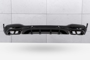 MERCEDES GLC X253 2019-2022 PO FACELIFTINGU DYFUZOR TYLNY Z PDC ZESTAW STYLIZUJĄCY NA AMG GLC63