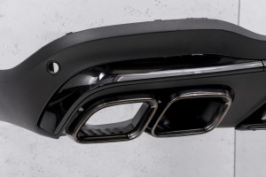MERCEDES GLC X253 2019-2022 PO FACELIFTINGU DYFUZOR TYLNY Z PDC ZESTAW STYLIZUJĄCY NA AMG GLC63