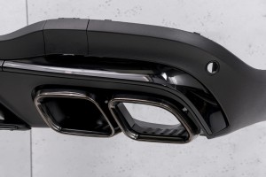 MERCEDES GLC X253 2019-2022 PO FACELIFTINGU DYFUZOR TYLNY Z PDC ZESTAW STYLIZUJĄCY NA AMG GLC63