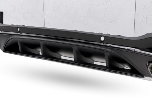 MERCEDES GLC X253 2019-2022 PO FACELIFTINGU DYFUZOR TYLNY Z PDC ZESTAW STYLIZUJĄCY NA AMG GLC63