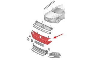 VOLKSWAGEN ARTEON 2017-2020 PRZED FACELIFTINGIEM GRILL PRZEDNI 3G8853651