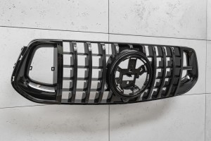 MERCEDES GLE W167 2019+ GRILL GT BRABUS STYLE CZARNY Z KAMERĄ