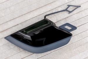 VOLKSWAGEN TIGUAN II R-LINE 2016-2020 PRZED FACELIFTINGIEM ZAŚLEPKA PRZEDNIEGO HAKA HOLOWNICZEGO 5NA807241A / 5NA807155