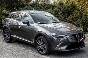 MAZDA CX-3 DK 2015+ CHROMOWANE NAKŁADKI NA KLAMKI WERSJA Z KLUCZYKIEM KLUCZ