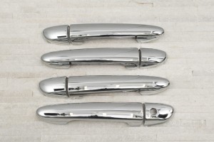 MAZDA CX-3 DK 2015+ CHROMOWANE NAKŁADKI NA KLAMKI WERSJA Z KLUCZYKIEM KLUCZ