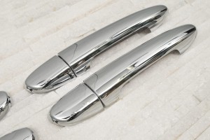 MAZDA CX-3 DK 2015+ CHROMOWANE NAKŁADKI NA KLAMKI WERSJA Z KLUCZYKIEM KLUCZ