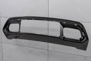 JEEP GRAND CHEROKEE IV WK2 2017-2021 PO LIFTINGU CZARNA NAKŁADKA KRATKI PRZEDNIEGO ZDERZAKA 68310779AA