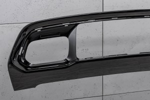 JEEP GRAND CHEROKEE IV WK2 2017-2021 PO LIFTINGU CZARNA NAKŁADKA KRATKI PRZEDNIEGO ZDERZAKA 68310779AA