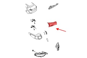 MAZDA CX-5 II KF 2017-2021 PRZED FACELIFTINGIEM LAMPA KLAPY TYLNEJ LED LEWA KB8A513G0B