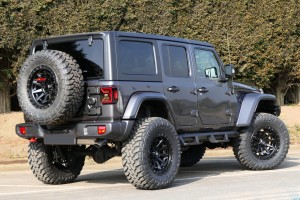 JEEP WRANGLER JL 2018+ LAMPY TYLNE LED CZARNE WERSJA EUROPEJSKA