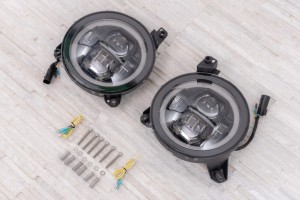JEEP GLADIATOR JT 2018+ LAMPY PRZEDNIE LED 9"