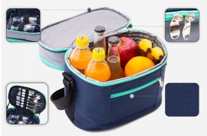 TURYSTYCZNA IZOLOWANA TORBA CHŁODZĄCA 12 L Z WYPOSAŻENIEM 2 OS