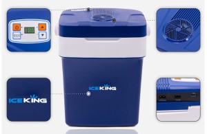 LODÓWKA TURYSTYCZNA IK-19-32L 32L -8°C / +65°C 12V USB WYŚWIETLACZ