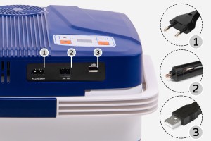 LODÓWKA TURYSTYCZNA IK-19-32L 32L -8°C / +65°C 12V USB WYŚWIETLACZ