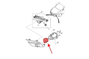 MAZDA 2 2017-2020 LAMPA PRZECIWMGIELNA LED PRZEDNIA LEWA  B63B51690