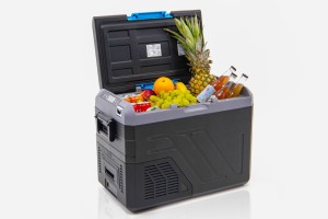 KOMPRESOROWA TURYSTYCZNA PRZENOŚNA LODÓWKO-ZAMRAŻARKA IK-15-35L 35L DO -20°C 12-24V WYŚWIETLACZ + GRATIS