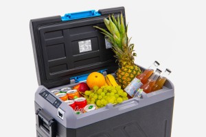 KOMPRESOROWA TURYSTYCZNA PRZENOŚNA LODÓWKO-ZAMRAŻARKA IK-15-35L 35L DO -20°C 12-24V WYŚWIETLACZ + GRATIS