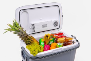 LODÓWKA TURYSTYCZNA IK-21-48L 48L 12V Z FUNKCJĄ PODGRZEWANIA 50-65°C + GRATIS