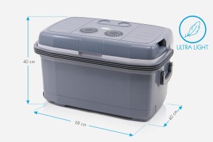 LODÓWKA TURYSTYCZNA IK-21-48L 48L 12V Z FUNKCJĄ PODGRZEWANIA 50-65°C + GRATIS