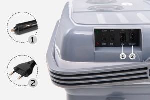 LODÓWKA TURYSTYCZNA IK-21-48L 48L 12V Z FUNKCJĄ PODGRZEWANIA 50-65°C + GRATIS