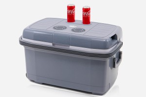 LODÓWKA TURYSTYCZNA IK-21-48L 48L 12V Z FUNKCJĄ PODGRZEWANIA 50-65°C + GRATIS