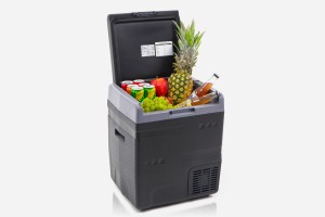 KOMPRESOROWA TURYSTYCZNA PRZENOŚNA LODÓWKO-ZAMRAŻARKA IK-23-33L 33L DO -18°C 12-24V WYŚWIETLACZ GRAFITOWA