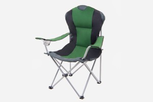 SKŁADANE KRZESŁO TURYSTYCZNE CZARNO-ZIELONE
