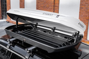 BOX DACHOWY BAGAŻNIK KUFER NA DACH 390L MODEL VIENNA BIAŁY