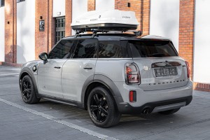 BOX DACHOWY BAGAŻNIK KUFER NA DACH 360L MODEL ROMA BIAŁY
