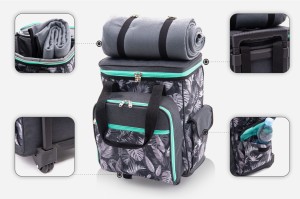 TURYSTYCZNA IZOLOWANA WALIZKA CHŁODZĄCA 25 L Z WYPOSAŻENIEM DLA 4 OS