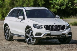 MERCEDES GLC X253 2015-2019 PRZED LIFTINGIEM GRILL GT SREBRNY Z KAMERĄ