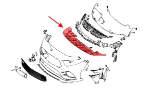 MERCEDES A-CLASS W177 2018+ OSŁONA PŁYTA POD PRZEDNI ZDERZAK A1778851400
